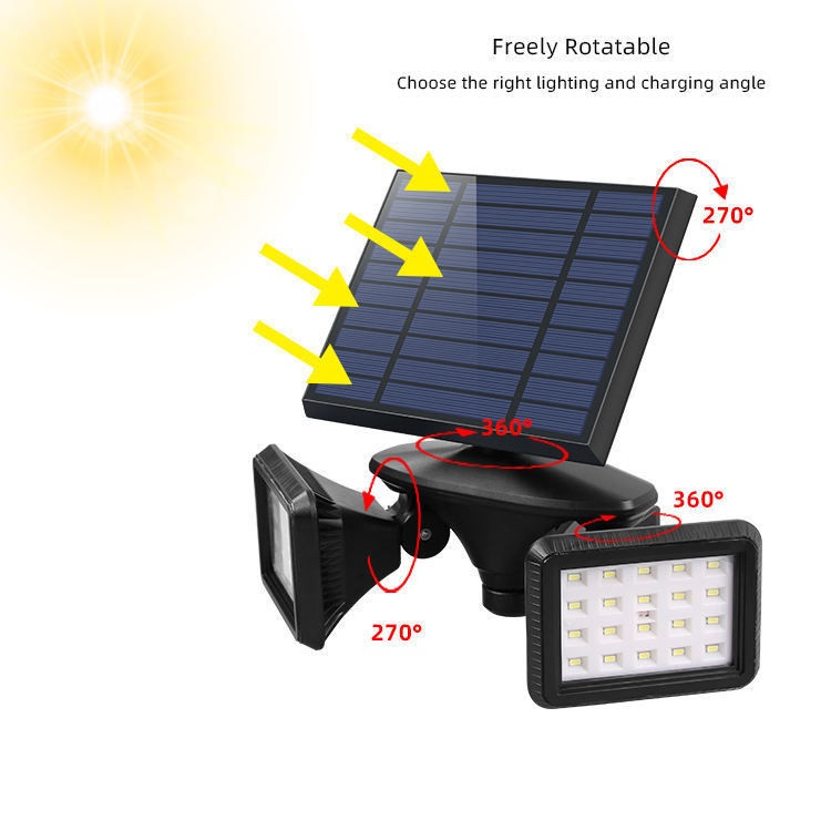 Solarlicht Außengarten mit weißer LED-Beleuchtung Solarlicht für Beleuchtungslösungen