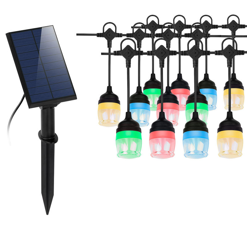 Solar String Light mit 2700K Farbtemperatur und 50lm Leuchtstrom