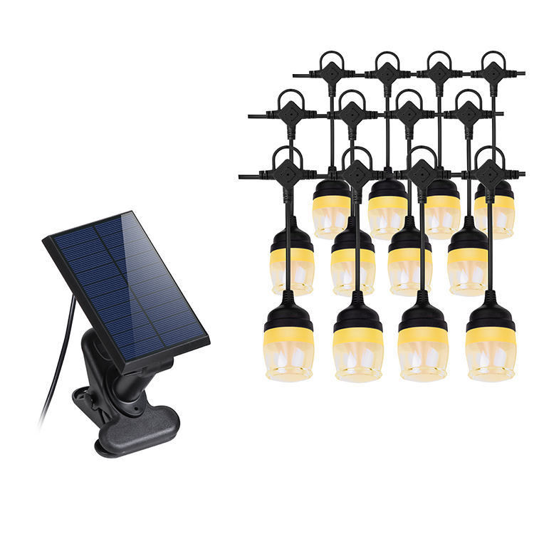 Solar String Light mit 2700K Farbtemperatur und 50lm Leuchtstrom