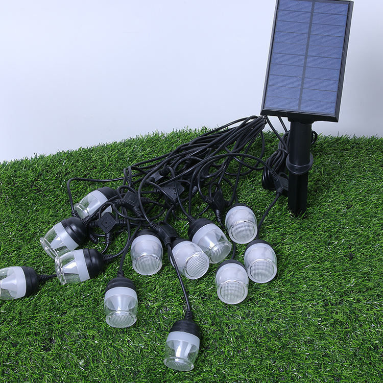 Solar String Light mit 2700K Farbtemperatur und 50lm Leuchtstrom