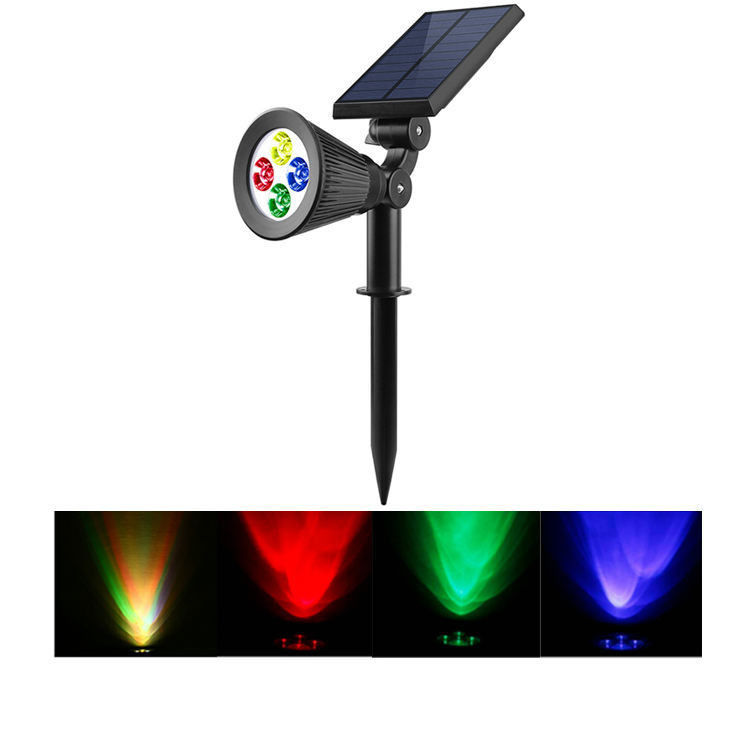IP44-Qualifizierte Solarwandleuchte RGB Farbveränderung Landschaftsbeleuchtung 200 Lumen-Upgrade