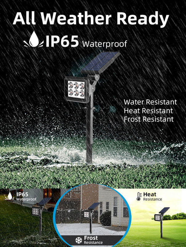 Sonnenlicht IP65 Wasserdicht Solarbetrieben Außen LED Spot Lawn Spike Light 300lm