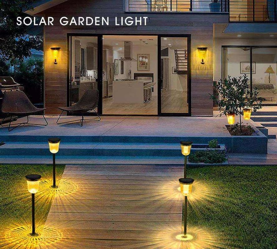 Solarbetriebene Außen-Wasserdichte Led Solar-Landschaft Rasenflächenlicht für den Innenhof IP65