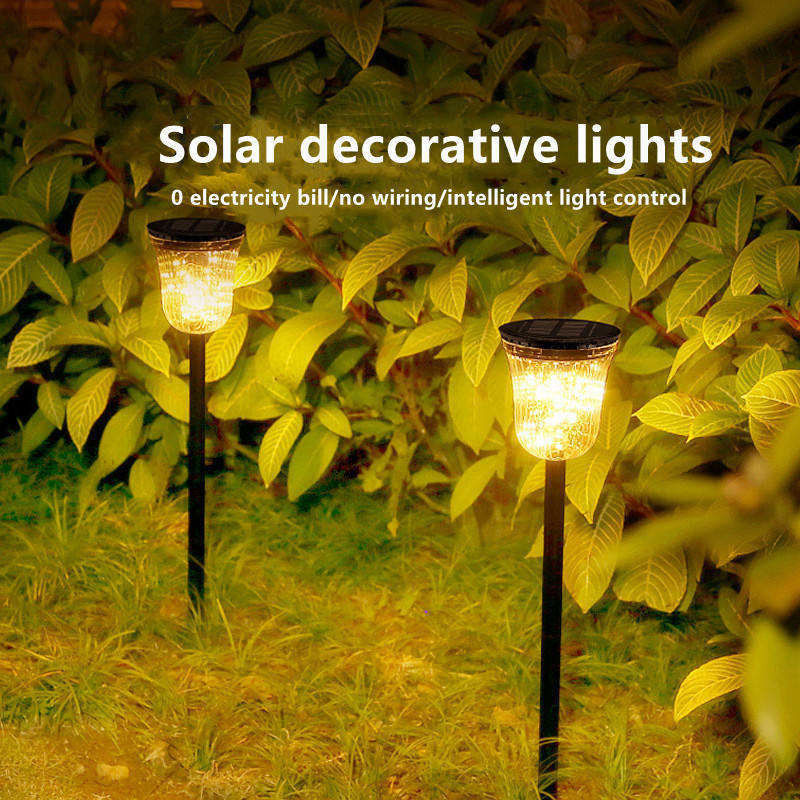 Solarbetriebene Außen-Wasserdichte Led Solar-Landschaft Rasenflächenlicht für den Innenhof IP65