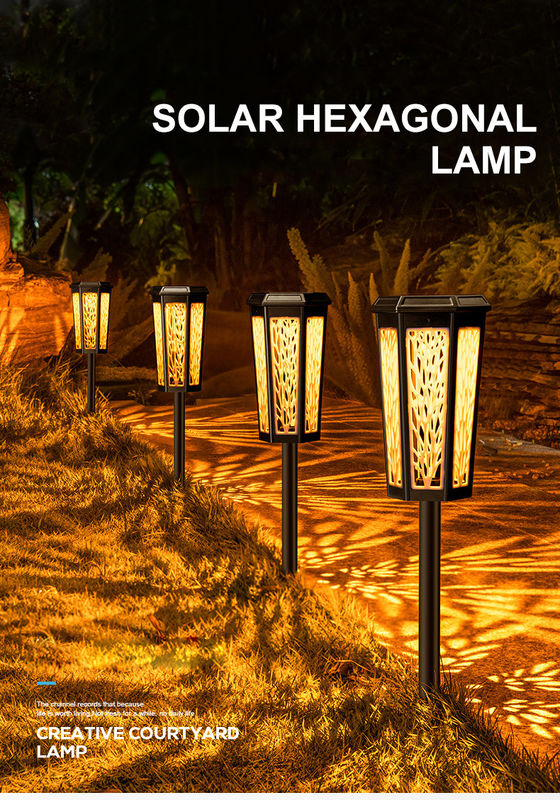 LED-Solarlampe für den Außenhof mit Lichtsteuerung und langer Lebensdauer
