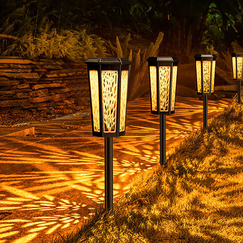 LED-Solarlampe für den Außenhof mit Lichtsteuerung und langer Lebensdauer