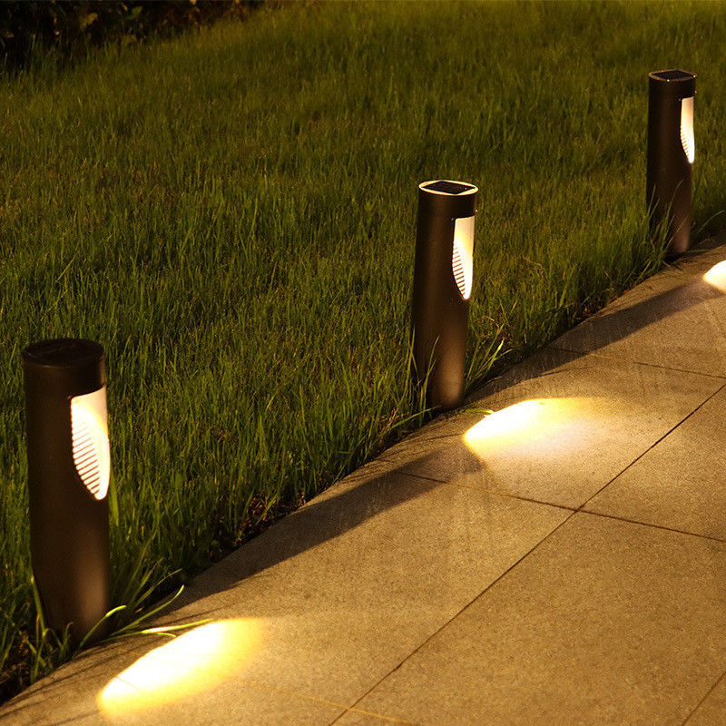 Wireless Solar Pathway Light Automatisch eingeschaltet/ausgeschaltet für zylindrische Solargarten-Grasflächen im Freien