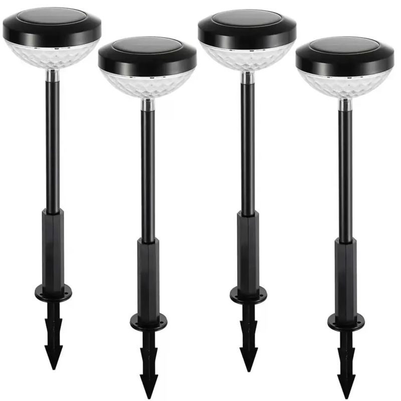 Außengartenwasserdichte IP55 ABS PC Solar-Grasenlampe mit wetterbeständigem Material