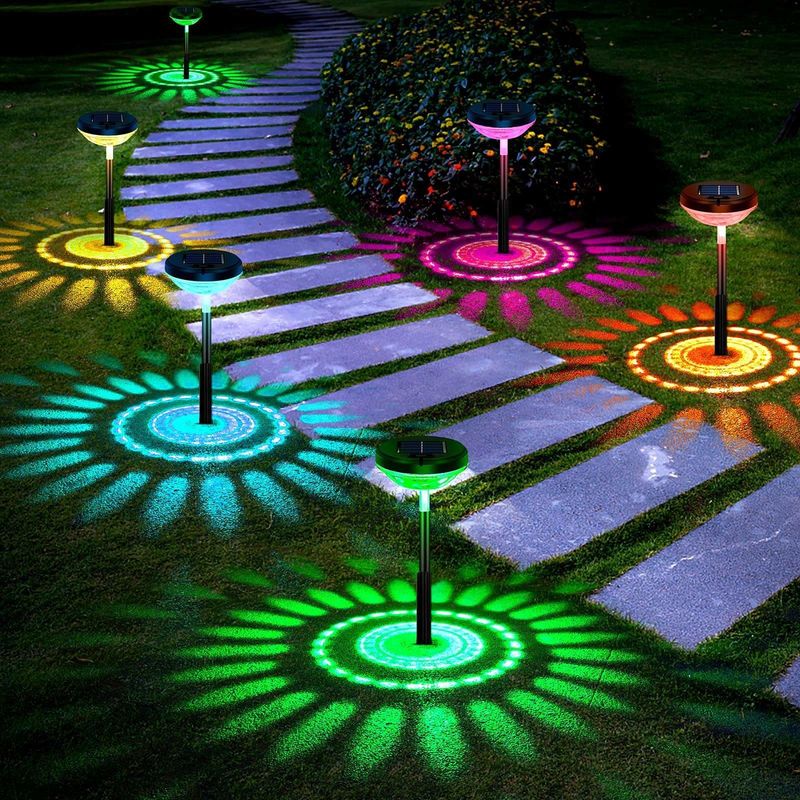 ABS-PC-Lampenkörper-Material Solarleuchten Volldekorations-Solarleuchten für den Garten