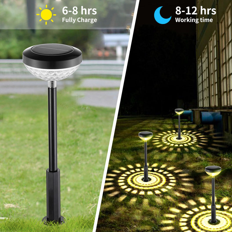 ABS-PC-Lampenkörper-Material Solarleuchten Volldekorations-Solarleuchten für den Garten