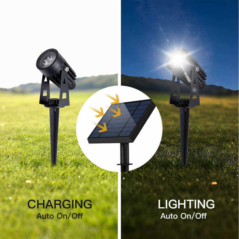 90lm/w Lampe Lichtwirksamkeit Aluminium Solargarten LED-Licht für Landschaft und Baum