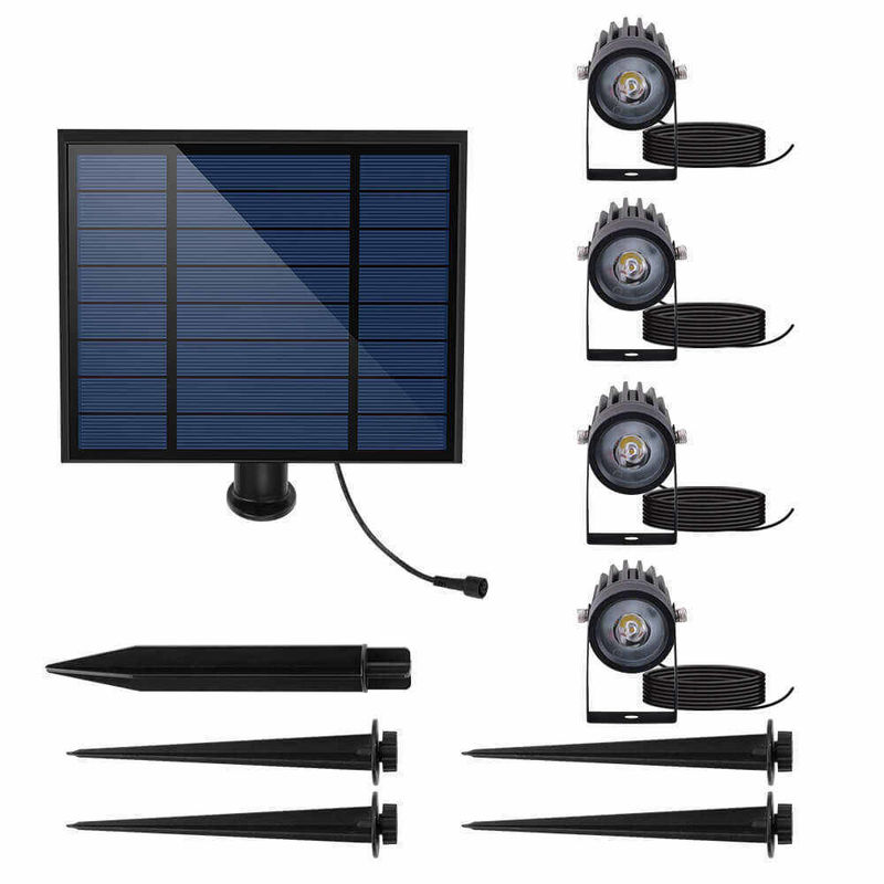 90lm/w Lampe Lichtwirksamkeit Aluminium Solargarten LED-Licht für Landschaft und Baum