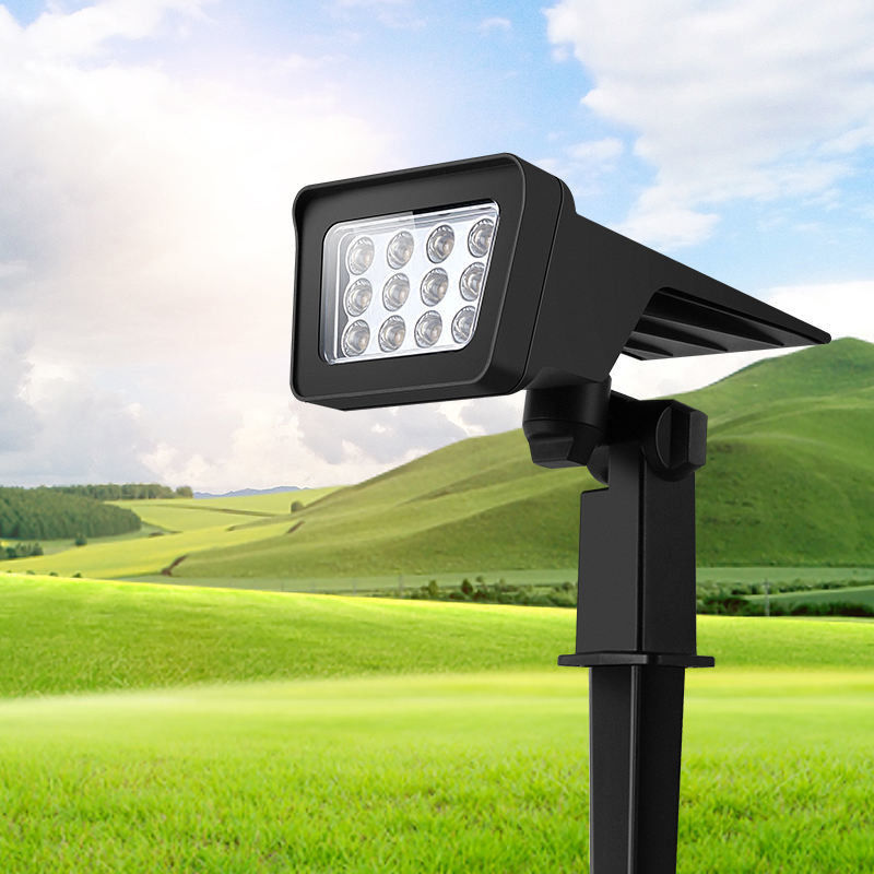 5000K Farbtemperatur Solar-Bollard-Spot-Lichter für ein perfektes Outdoor-Gartengestaltung