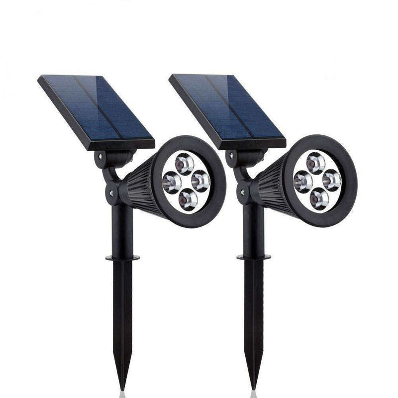 2 IN 1 Solar Garten Spot Light RGB Farbänderung LED für Außenrasen Stromversorgung Solar
