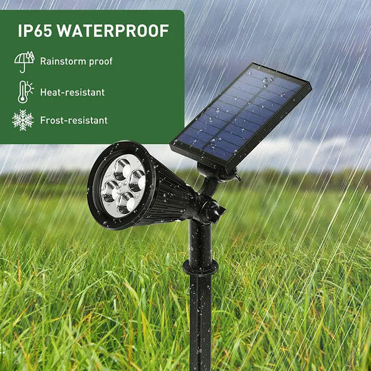 200 Lm Bollard Compound Led Hug Baum Solar Außenlandschaft Scheinwerfer Licht Seil Garten