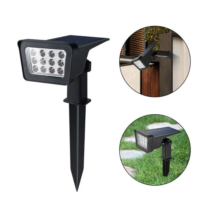 Unterstützung Dimmer 100lm/w Lampe Lichtwirksamkeit Led Solar Gartenwand und Bodenlicht