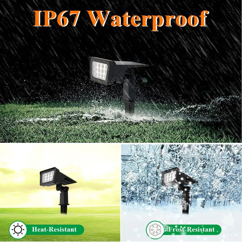 Unterstützung Dimmer 100lm/w Lampe Lichtwirksamkeit Led Solar Gartenwand und Bodenlicht