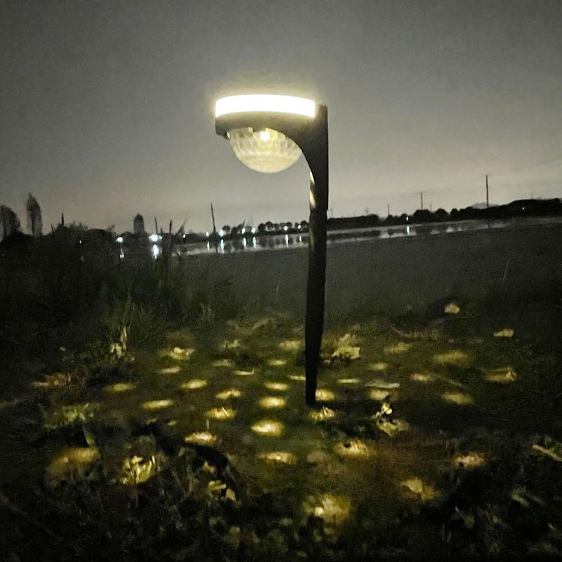 1.2V LED-Solar-Bodenweg Dekorationsleuchten für Gartenweg Hinterhof Rasenfläche Landschaft