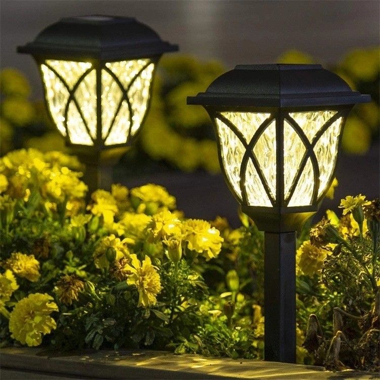 Außengraslampe Gehweg Gartenbeleuchtung mit Led Ip65 Wasserdichte Solarfußbodenlampe