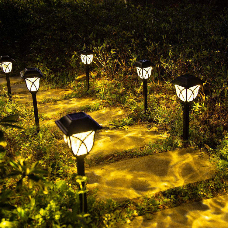 Außengraslampe Gehweg Gartenbeleuchtung mit Led Ip65 Wasserdichte Solarfußbodenlampe