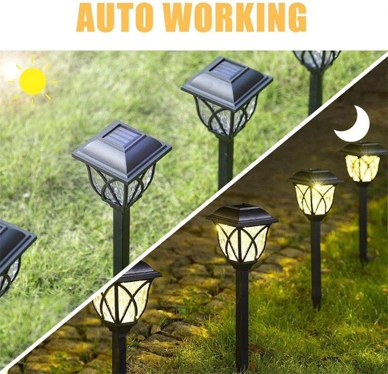 Außengraslampe Gehweg Gartenbeleuchtung mit Led Ip65 Wasserdichte Solarfußbodenlampe