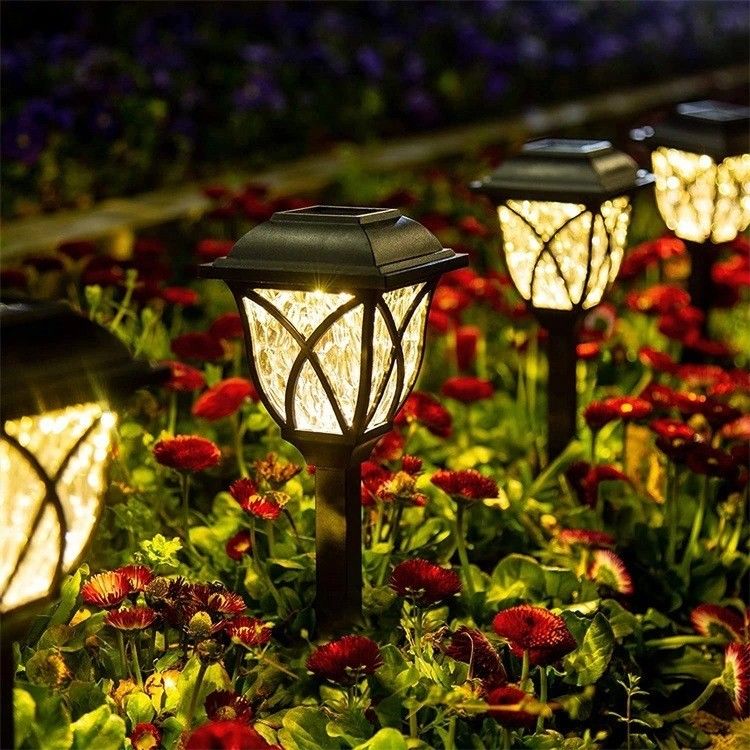 Außengraslampe Gehweg Gartenbeleuchtung mit Led Ip65 Wasserdichte Solarfußbodenlampe