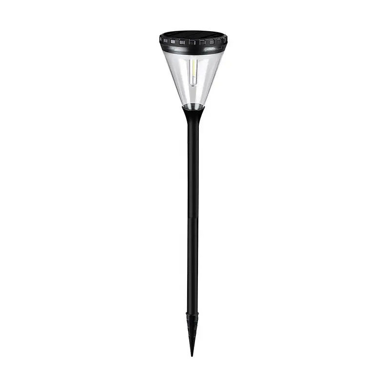 80 Ra Farbwiedergabeindex Außen Solarenergie Warm Weiß 2 Modus LED Gartenweg Rasenleuchten