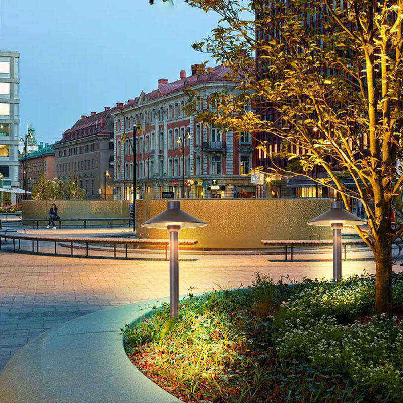 Außen IP65 Wasserdicht Aluminium Gartenlicht Led Bollard Licht für moderne Landschaft