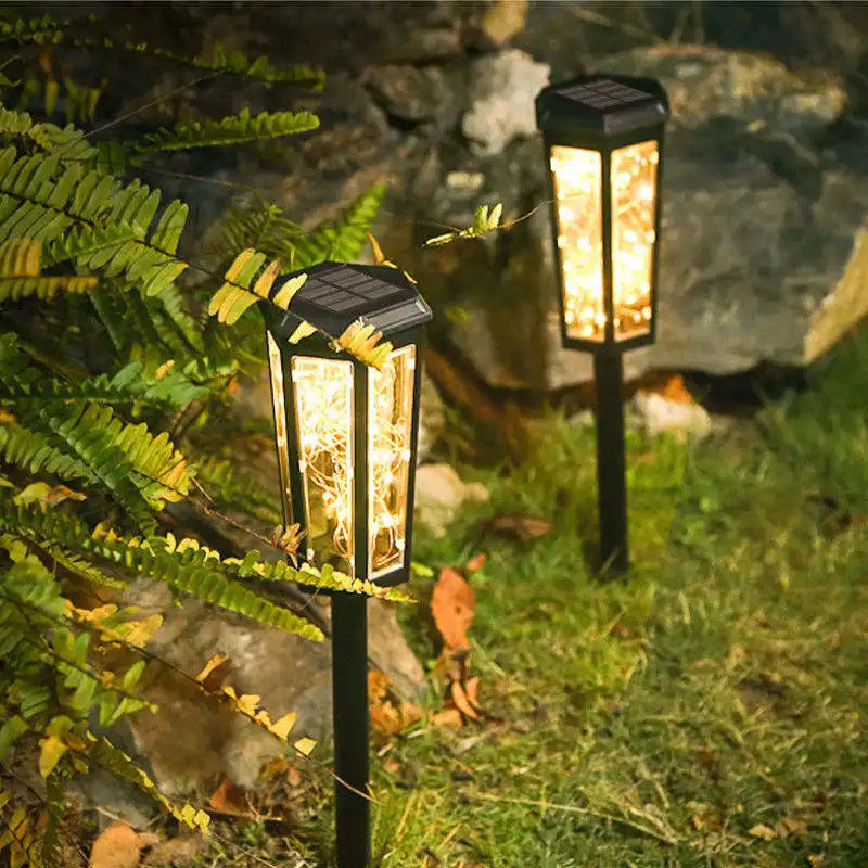 Solar-Gartengraslampen für Landschaftsgarten LED-Antriebe Solarlampen Ladezeit 50000