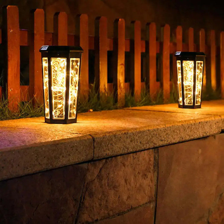 Solar-Gartengraslampen für Landschaftsgarten LED-Antriebe Solarlampen Ladezeit 50000
