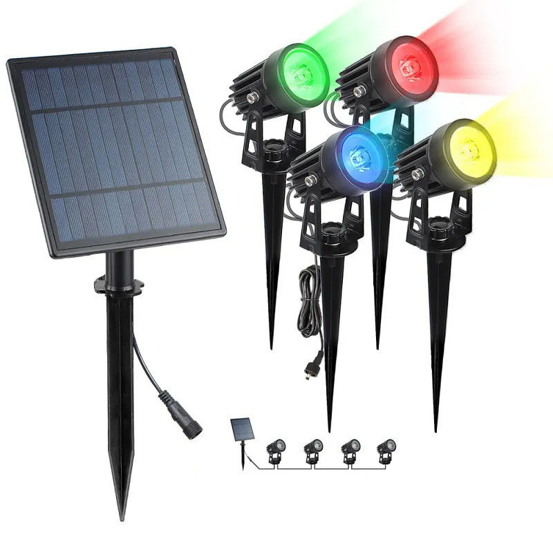 Solar-Gartenlicht Außen ABS PC All-in-One-Säule Led Wandzaun Wasserdicht 2024