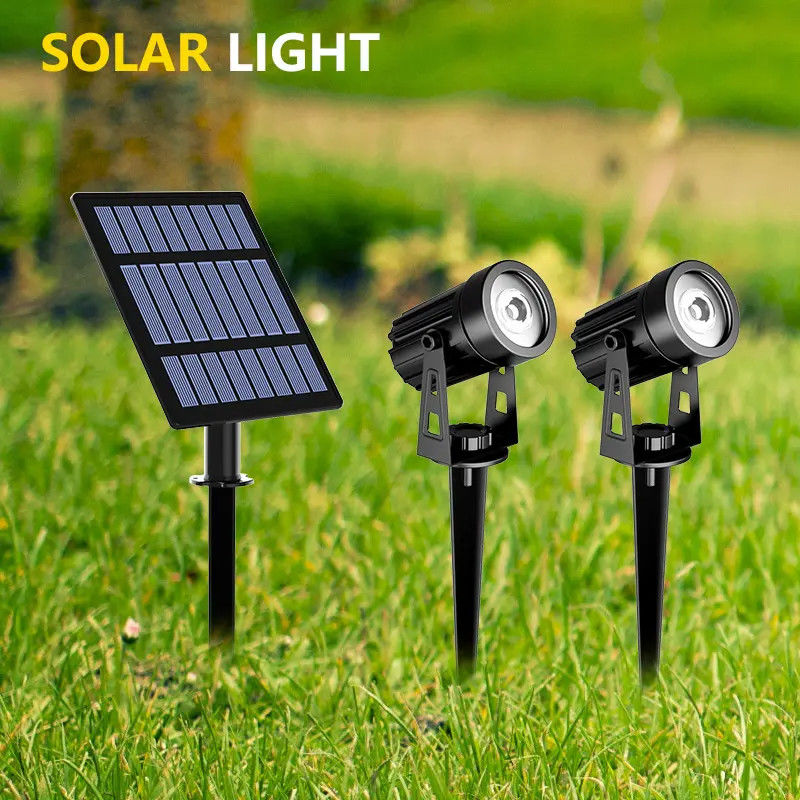 Solar-Gartenlicht Außen ABS PC All-in-One-Säule Led Wandzaun Wasserdicht 2024