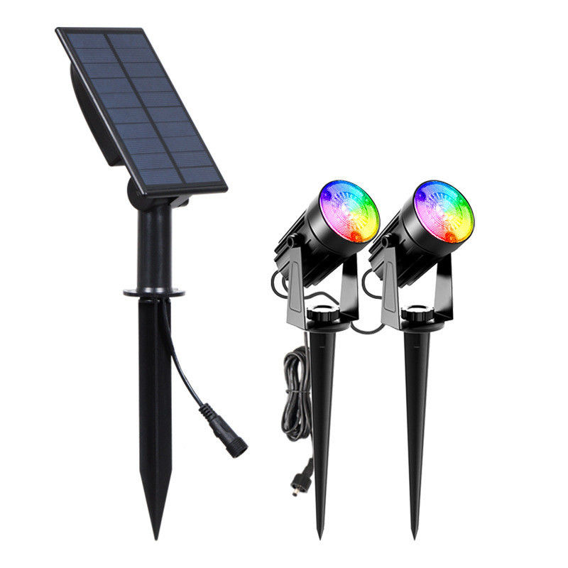 Solarleuchten IP65 Wasserdichte Garten Dekorationslampen in RGB Warm/Kalt weiße Landschaft