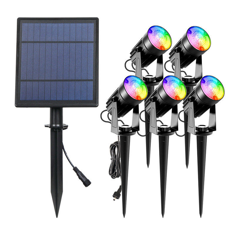 6000K Tageslicht Warnung 2 Moden Solarenergie LED-Lampe 4 in 1 Außen LED-Sonnenlicht