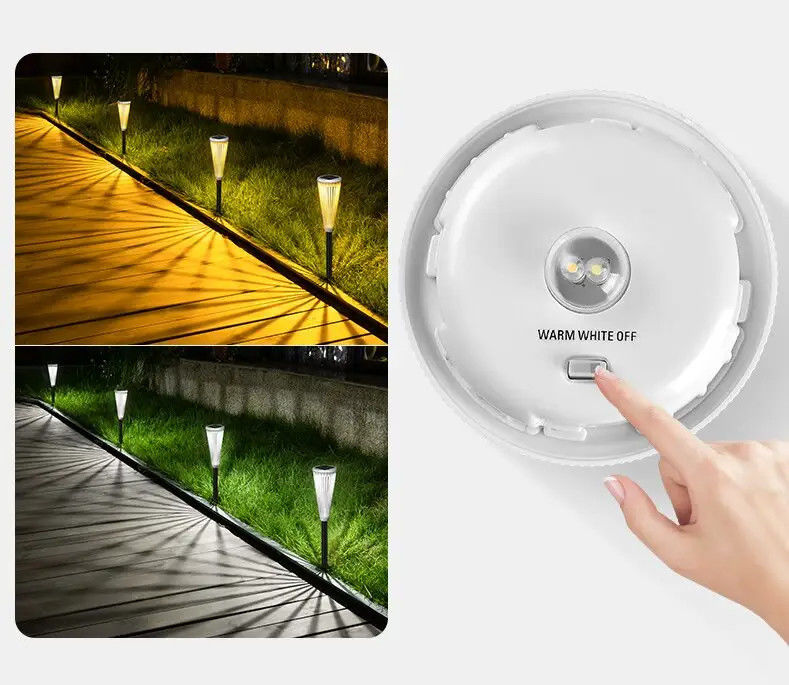 Wasserdichtes Solargartenlicht für Rasenfläche Landschaft Gemeinschaft Villa Blumendekoration