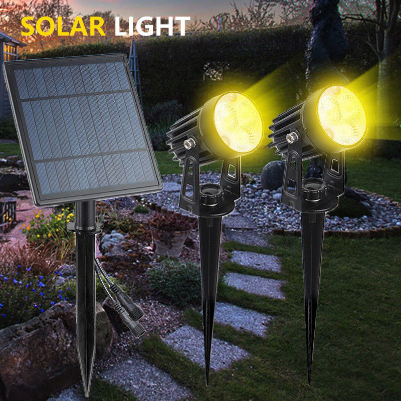 6000K Tageslicht Warnung 2 Moden Solarenergie LED-Lampe 4 in 1 Außen LED-Sonnenlicht