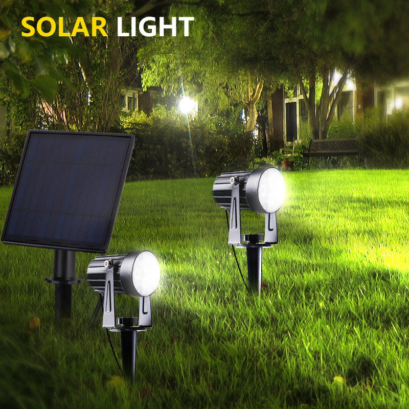 6000K Tageslicht Warnung 2 Moden Solarenergie LED-Lampe 4 in 1 Außen LED-Sonnenlicht