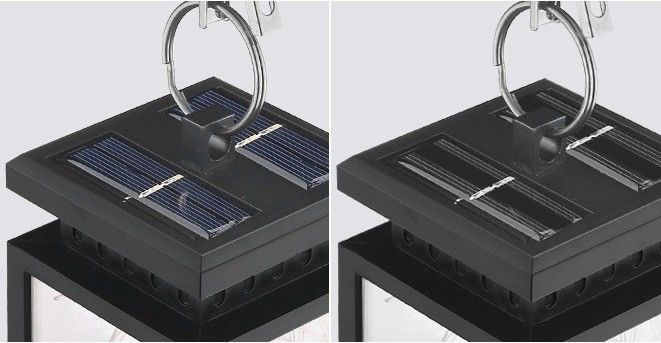 ABS-Material Solarstraßenlampe für Retro Atmosphäre Landschaftsdekoration