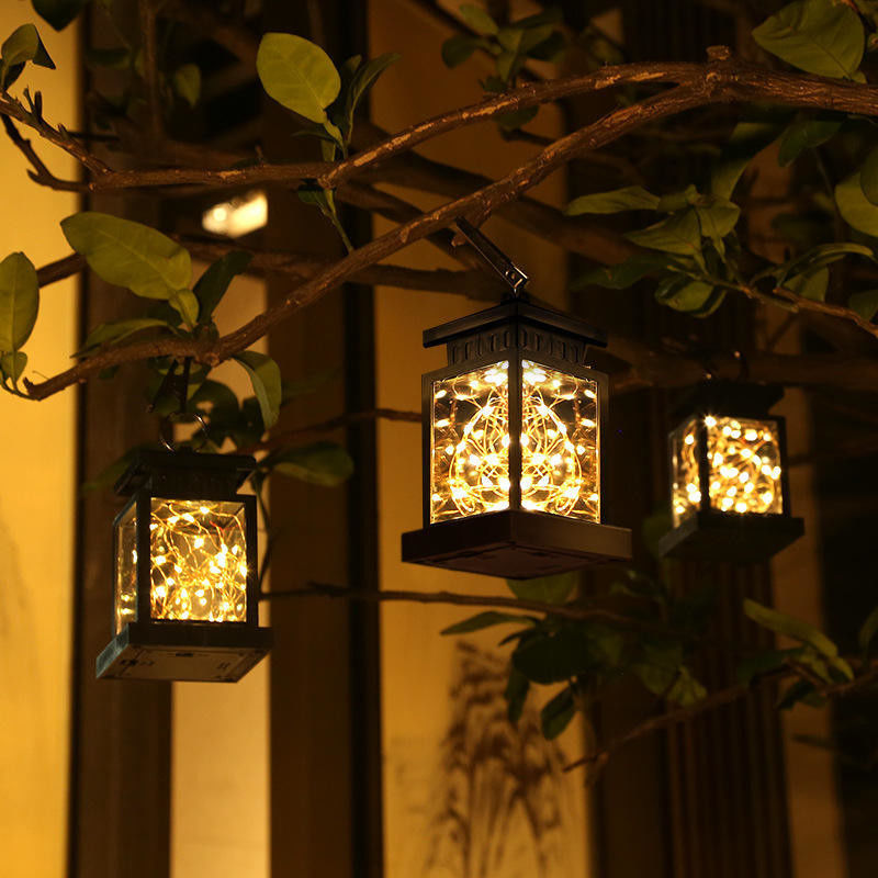 Zuhause Garten hängende Bäume LED Nachtlichter Sonnenlichter Außengarten Dekoration hängend