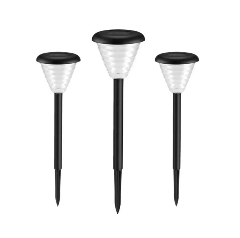 Mehrfarbige LED-Solargartenleuchten für Pfadgartenleuchten im Landschaftsdesign