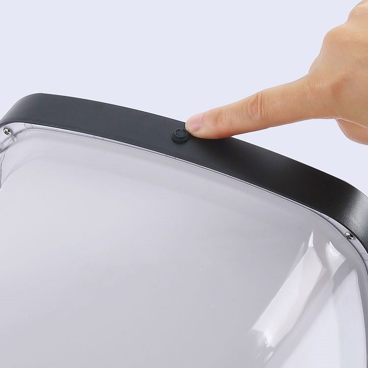 Außenlandschaftsbeleuchtung Solarwandpfeilerlicht Led Solar Villa Wandlampe 3000K/6500K