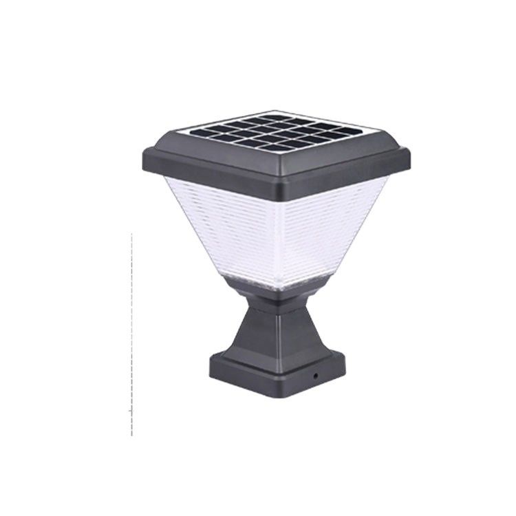 Solar-Wasserdichte Led-Stützlampen Außen-Säulen Scheinwerfer Säule Zaunlampe mit 2-