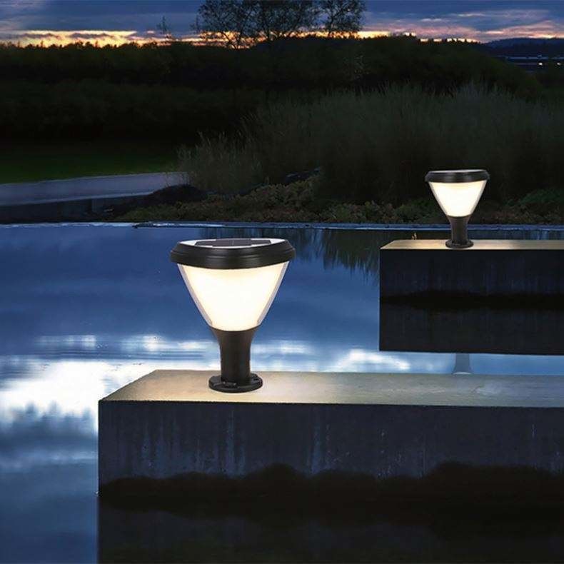 Moderne Led Zaun Deck Licht Laterne Säulenlampe für Patio Garten Dekoration Vielseitig