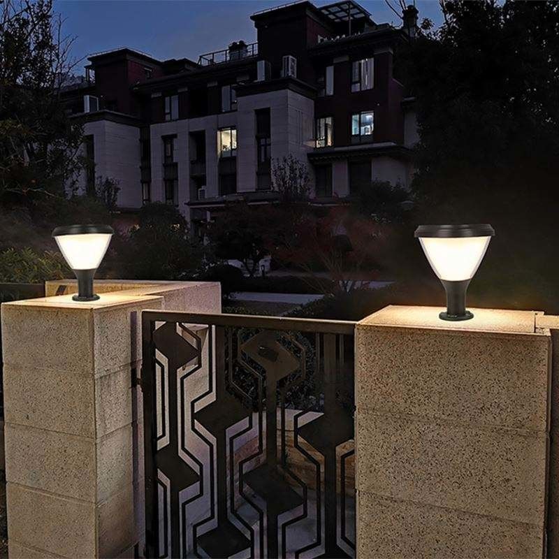 Moderne Led Zaun Deck Licht Laterne Säulenlampe für Patio Garten Dekoration Vielseitig