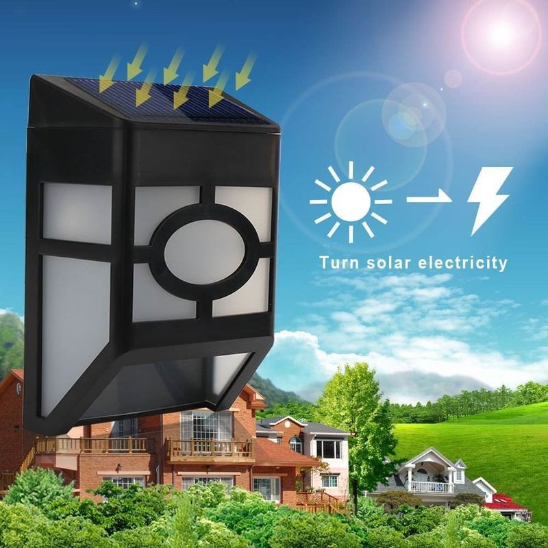 Home Gartenzaun Licht Klassiker Dekoration Grün Inova Solar LED Wandlicht mit Batterie