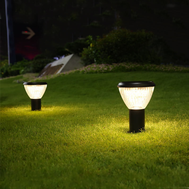 Solar-Gartenleuchten Pfeiler Tor LED-Licht für Garten Landschaft Innenhof Dekoration