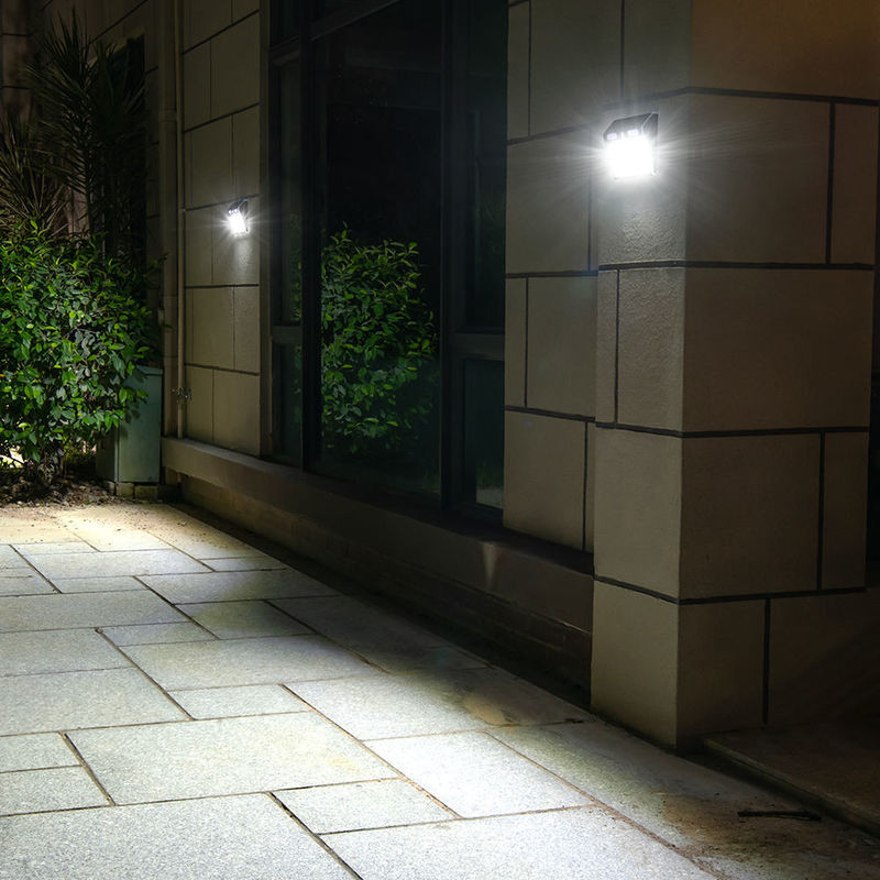 4 Beleuchtungsarten Led Solar Outdoor Wand Veranda Licht mit Bewegungssensor IP65 Schutz