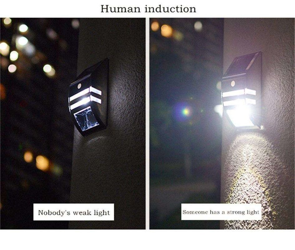 Sonnenzaunlicht Neues Modell Moderne Außenleuchten Led Solar Sensor Wandlicht