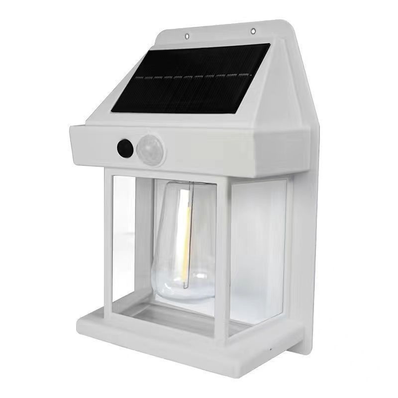 80lm/w Innenhof Garten Dekoration Wasserdichte Solarwandlampe mit Bewegungssensor
