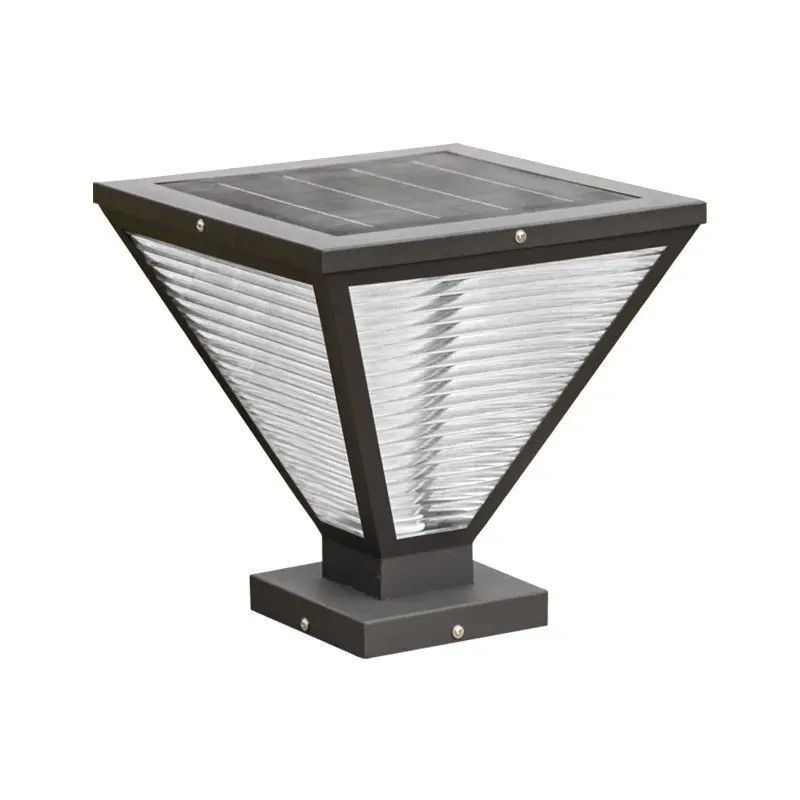 Dauerhafte LED-Solar-Säulenlicht Wasserdichte elektrische Lampenstange für Außenkolonne